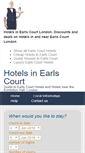 Mobile Screenshot of earls-court-hotels.co.uk