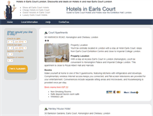 Tablet Screenshot of earls-court-hotels.co.uk